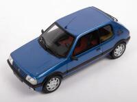 PEUGEOT: A 1:18 scale 1991 Peugeot 205 GTI 1.9L model, limited edition of 1500,&nbsp;colour blue, by Otto Models, in box - 3