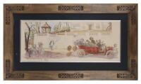 Ernest Montaut&nbsp;(French, 1878-1909), 'Hand Coloured Lithograph'