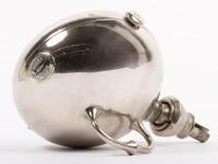 STEPHEN GREBEL LAMP: A very fine Stephan Grebel chrome plated side lamp, made in France, lens diameter 10.5cm - 2