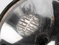 STEPHEN GREBEL LAMP: A very fine Stephan Grebel chrome plated side lamp, made in France, lens diameter 10.5cm - 4