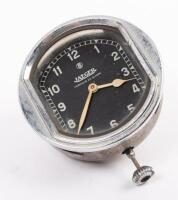 JAEGER CLOCK: A small Jaeger dash clock, Swiss made, overall diameter 5.5cm