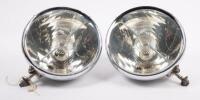 MARCHAL HEADLAMPS: A pair of excellent, large Marchal headlamps, lens diameter 22.5cm, overall diameter 25.5cm, with mounting bolts