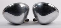 MARCHAL HEADLAMPS: A pair of excellent, large Marchal headlamps, lens diameter 22.5cm, overall diameter 25.5cm, with mounting bolts - 5