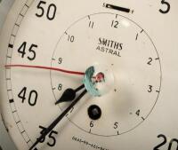SMITHS NAVY CLOCK: A large WWII era Royal Navy Smiths Astral clock, made in Great Britain, 26cm diameter overall - 2