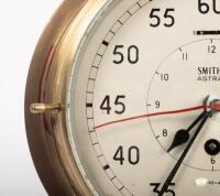 SMITHS NAVY CLOCK: A large WWII era Royal Navy Smiths Astral clock, made in Great Britain, 26cm diameter overall - 3