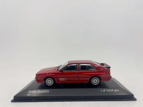 AUDI: A 1:43 scale model by Minichamps of the 1981 Audi Quattro, limited edition 1 of 3,024 pieces, complete with original packaging. [Location: Sydney]
