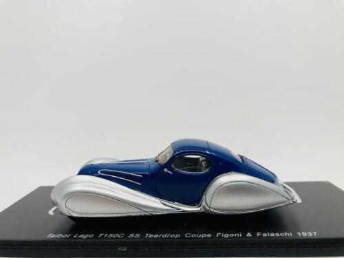 55 · TALBOT-LAGO: A 1:43 scale model by Spark of the 1937 Type 150C SS Figoni & Falaschi Coupé, in original packaging [Location: Sydney]
