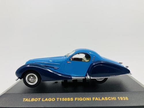 TALBOT-LAGO: A 1:43 scale model by IXO Museum of the 1938 Type 150C SS Figoni & Falaschi Coupé, in original packaging [Location: Sydney]