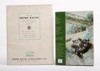 EARLY MOTOR SPORT: Two hardcover books including 'Great Motor Sport of the Thirties - A personal account by John Dugdale' along with 'The Saga of MG racing cars - Maintaining the breed' by John W.Thornley'&nbsp; - 2