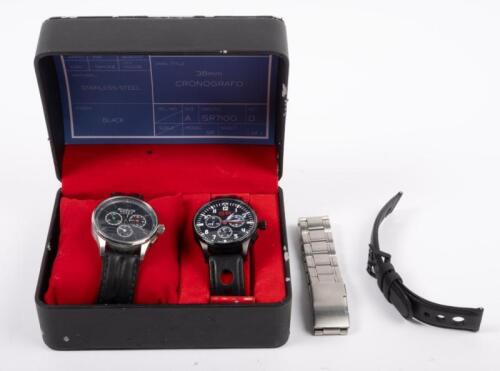 SCUDERIA ROSSA CRONOGRAFO: A pair of limited edition SR Scuderia Rossa Watches