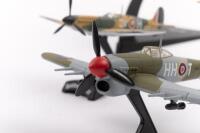 RAF WWII: Five small scale RAF WWII era aircraft models on stands - 2