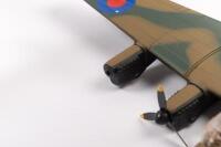 RAF WWII: Five small scale RAF WWII era aircraft models on stands - 3