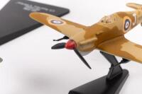 RAF WWII: Five small scale RAF WWII era aircraft models on stands - 4