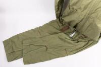 PILOT JUMPSUIT: A 1968 R.A.A.F pilot jumpsuit, size 3, by M.Pennisi, RAAF cloth patch to left chest and No.77 Squadron cloth patch to right shoulder - 4