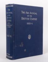 AIR ANNUAL: 'The Air Annual of the British Empire 1935-6 Volume VII', edited by Squadron-Leader C.G. Burge, published by Sir Isaac Pitman & Sons, Ltd. London, 1935