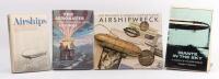 AIRSHIPS: Four hardcover books related to airships & ballooning