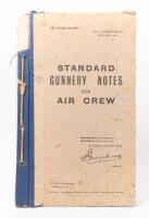 STANDARD GUNNERY NOTES: An official&nbsp;binded cardboard book of 'Standard Gunnery Notes For Air Crew' published by R.A.A.F. September 1943,&nbsp;Air Force Headquarters Melbourne S.C.I.