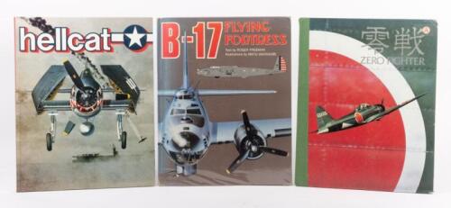 WWII AVIATION: Three hardcover books related to WWII aircraft,