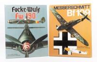 LUFTWAFFE: Two hardcover books related to Luftwaffe fighters