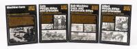 WWII FACT FILES: A collection of four hardcover books including a 'Allied Pistols, Rifles And Grenades- WWII Facts Files' by Peter Chamberlain and Terry Gander, a 'Machine Guns' and two others