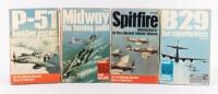 AVIATION BOOKS: A collection of four softcover books including a 'B29 the Superfortress' by Carl Berger, the 'Spitfire Introduction By Air Vice-Marshal 'Johnnie' Johnson' by John Vader and two others&nbsp;