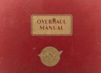 OVERHAUL MANUAL: A leather bound fourth edition 'Twin Wasp C Series Engines Overhaul Manual' by Pratt & Whitney Aircraft - 2