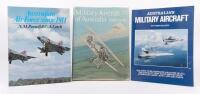 MILITARY AIRCRAFT: Three books relating to Military Aircrafts including 'Australians Military Aircraft' by Ross Gillett, published 1987 by Aerospace