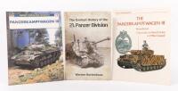TANK BOOKS: A selection of three tank related books including 'The Panzerkampfwagen III' by Bryan Perrett