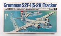 MODEL KIT: A 1/72 scale Hasegawa Hobby Kits model includes a 'Grumman S2F-1(S-2A) Tracker' - 2