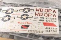 MODEL KIT: A 1/72 scale Hasegawa Hobby Kits model includes a 'North American P-51D Mustang' - 2