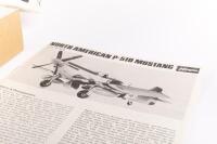 MODEL KIT: A 1/72 scale Hasegawa Hobby Kits model includes a 'North American P-51D Mustang' - 3
