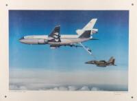 FIGHTER JET POSTERS: A collection of five posters from the U.S. Air Force Art Collection&nbsp;including 'Phantoms At Crater Lake' by William Phillips - 2