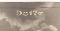 DORNIER DO17Z: A very fine and original 1930s cut-away diagram poster&nbsp;of the Luftwaffe Dornier Do17z, for official use only, most likely displayed in RAF communal areas as a reference to pilots and airmen of the RAF, printed in Great Britain - 2