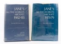 JANES: A collection of two&nbsp;annual reference guide, 'Jane's All The Worlds Aircraft' 1978-79 / 1982-83&nbsp;hardcover books
