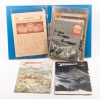 AVIATION PERIODICALS: A folder containing several early aviation periodical magazines