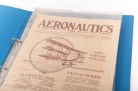 AVIATION PERIODICALS: A folder containing several early aviation periodical magazines - 3