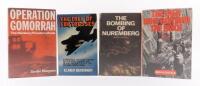 GERMAN BOMBING: A group of hardcover books related to bombing campaigns of WWII over Germany
