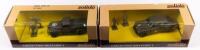 SOLIDO MILITARY VEHICLES: Two Solido&nbsp;1:43 scale military vehicle & figurine sets in original boxes, includes a Chevrolet car and a Dodge pick-up