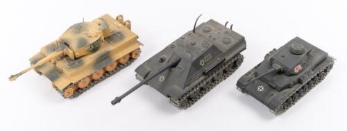 SOLIDO TANKS: Three Solido WWII era German tank models, includes No.228 Jagdpanther, No.237 PZ4 and No.222 Char Tigre