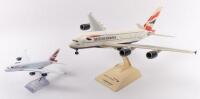 BRITISH AIRWAYS: Two British Airways A380 models
