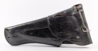 PISTOL HOLDER: A Bolen Lead Prod No.7791466 leather pistol holder thought to be US Military used