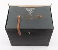HAT BOX: A hat box by German makers Carl Kellner Hamburg, thought to be late 19th Century or early 20th Century
