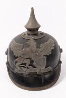 GERMAN WWI HELMET: A WWI era Baden enlisted mans Pickelhaube helmet - 2