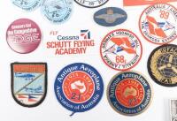 BADGES / PATCHES: A group of assorted aviation badges, cloth patches and some adhesive stickers - 2