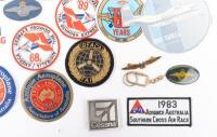 BADGES / PATCHES: A group of assorted aviation badges, cloth patches and some adhesive stickers - 3
