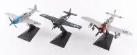 U.S.A.F: Three USAF 1:72 scale models on stands
