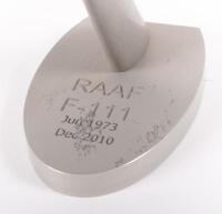 F-111: A nice, high quality,&nbsp;solid metal 1:25 scale RAAF F-111 model on stand - 2
