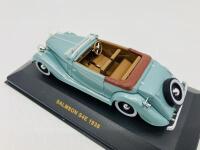 SALMSON: A 1:43 scale model by IXO Museum of the 1938 S4E&nbsp;Cabriolet, in original packaging [Location: Sydney] - 6