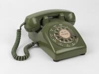 TELEPHONE: Green Rotary Telephone