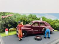 PEUGEOT: A 1:43 scale diorama by La Route Bleue of the 203, in original packaging [Location: Sydney]